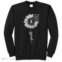 Sunflower Ribbon Purple AlzheimerS Awareness Sweatshirt thumb 0