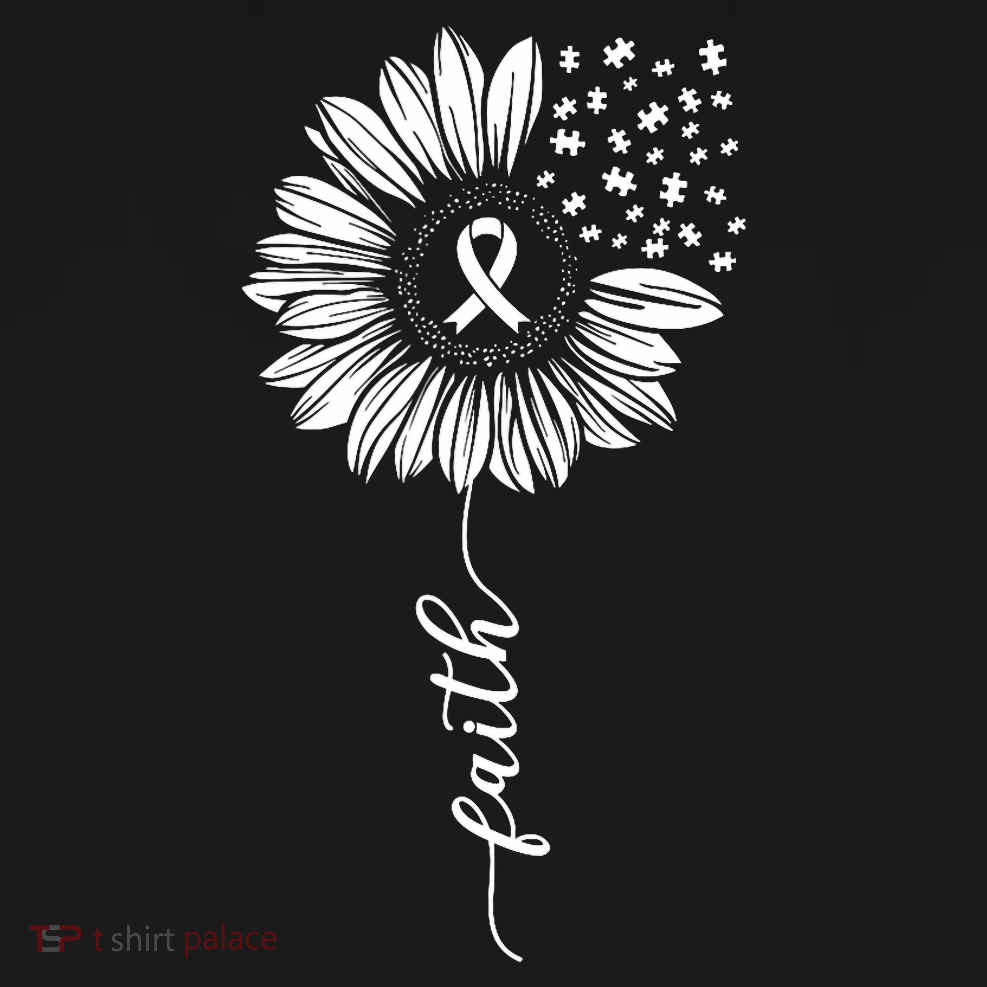 Sunflower Ribbon Purple AlzheimerS Awareness Sweatshirt