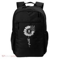 Sunflower Ribbon Purple AlzheimerS Awareness Backpack thumb 0