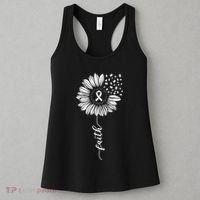Sunflower Ribbon Purple AlzheimerS Awareness Women's Tank Top thumb 3