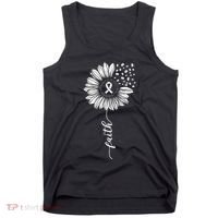 Sunflower Ribbon Purple AlzheimerS Awareness Tank Top thumb 0