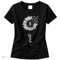 Sunflower Ribbon Purple AlzheimerS Awareness Women's T-Shirt thumb 0