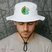 Save Rescue Recycle Plant Clean Care Earth Day Bucket Hat thumb 2