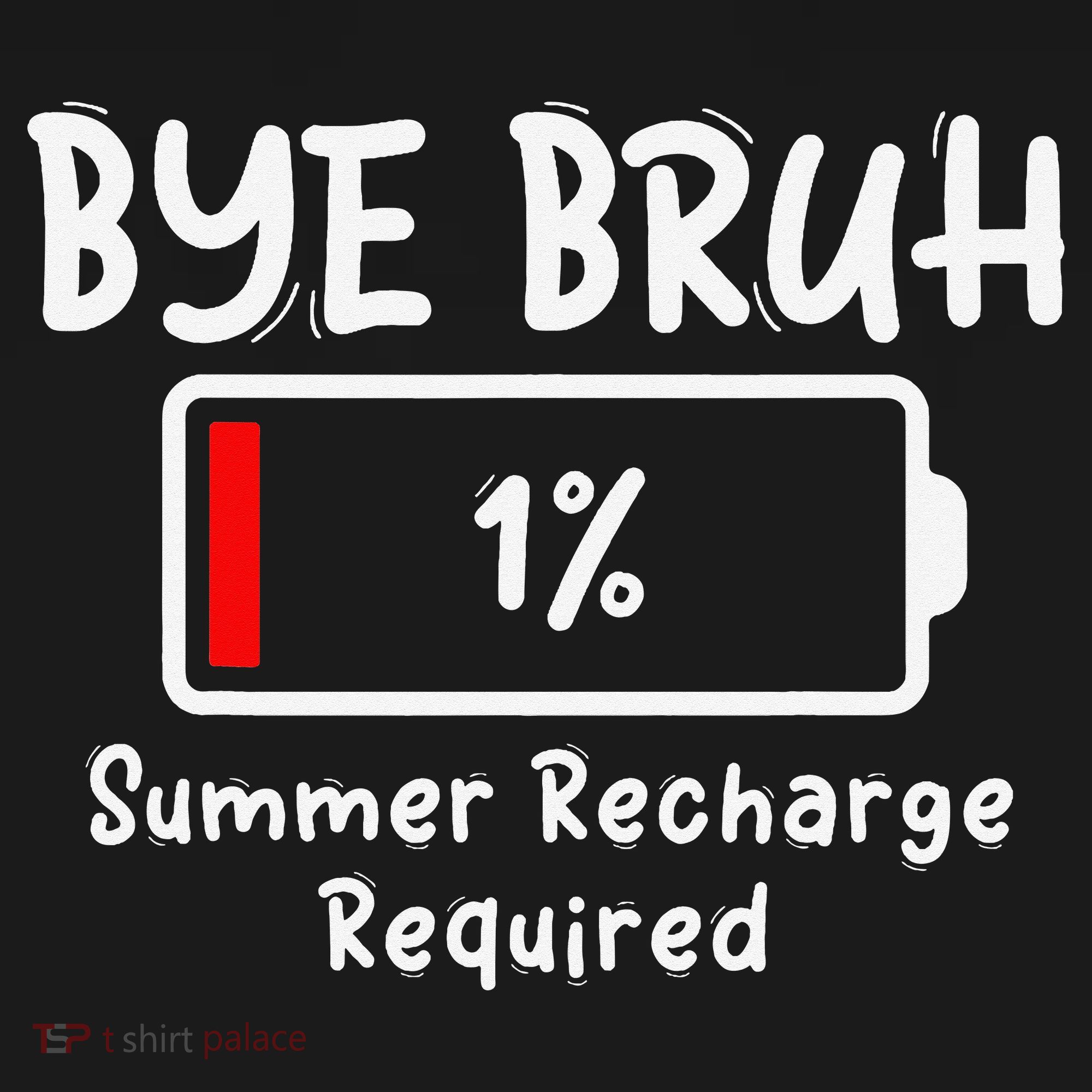 Summer Recharge Required Funny Last Day Of School Bye Bruh Women's Tank Top