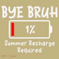 Summer Recharge Required Funny Last Day Of School Bye Bruh Mousepad thumb 1