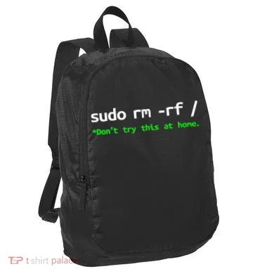 Sudo Rm Rf Linux, Programmer, Engineer, Opensource Port Authority Crush Ripstop Backpack