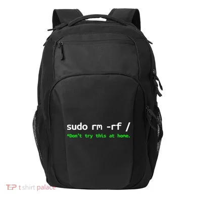 Sudo Rm Rf Linux, Programmer, Engineer, Opensource Transport Backpack