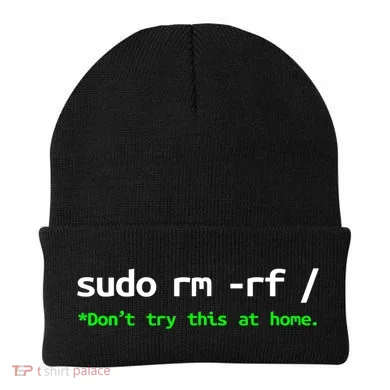 Sudo Rm Rf Linux, Programmer, Engineer, Opensource Beanie