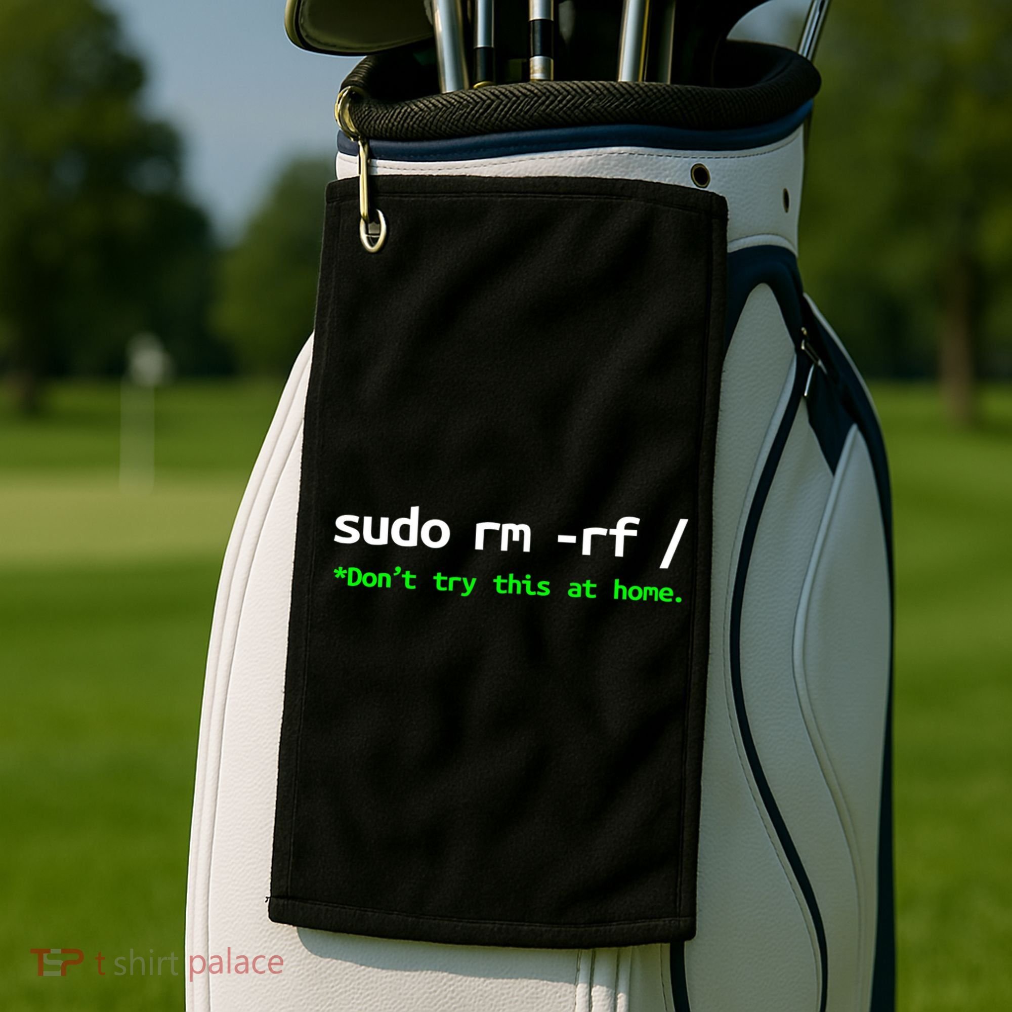 Sudo Rm Rf Linux, Programmer, Engineer, Opensource Golf Towel