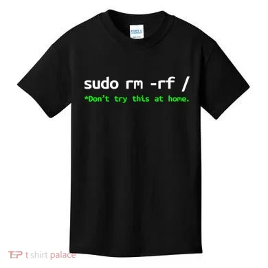 Sudo Rm Rf Linux, Programmer, Engineer, Opensource Kids T-Shirt
