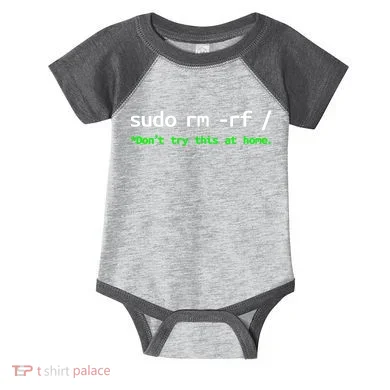 Sudo Rm Rf Linux, Programmer, Engineer, Opensource Infant Baby Jersey Bodysuit