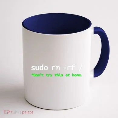 Sudo Rm Rf Linux, Programmer, Engineer, Opensource Coffee Mug back