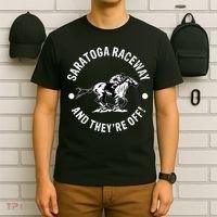 Saratoga Raceway Racetrack Horse Racing Equestrian NY Derby T-Shirt thumb 6