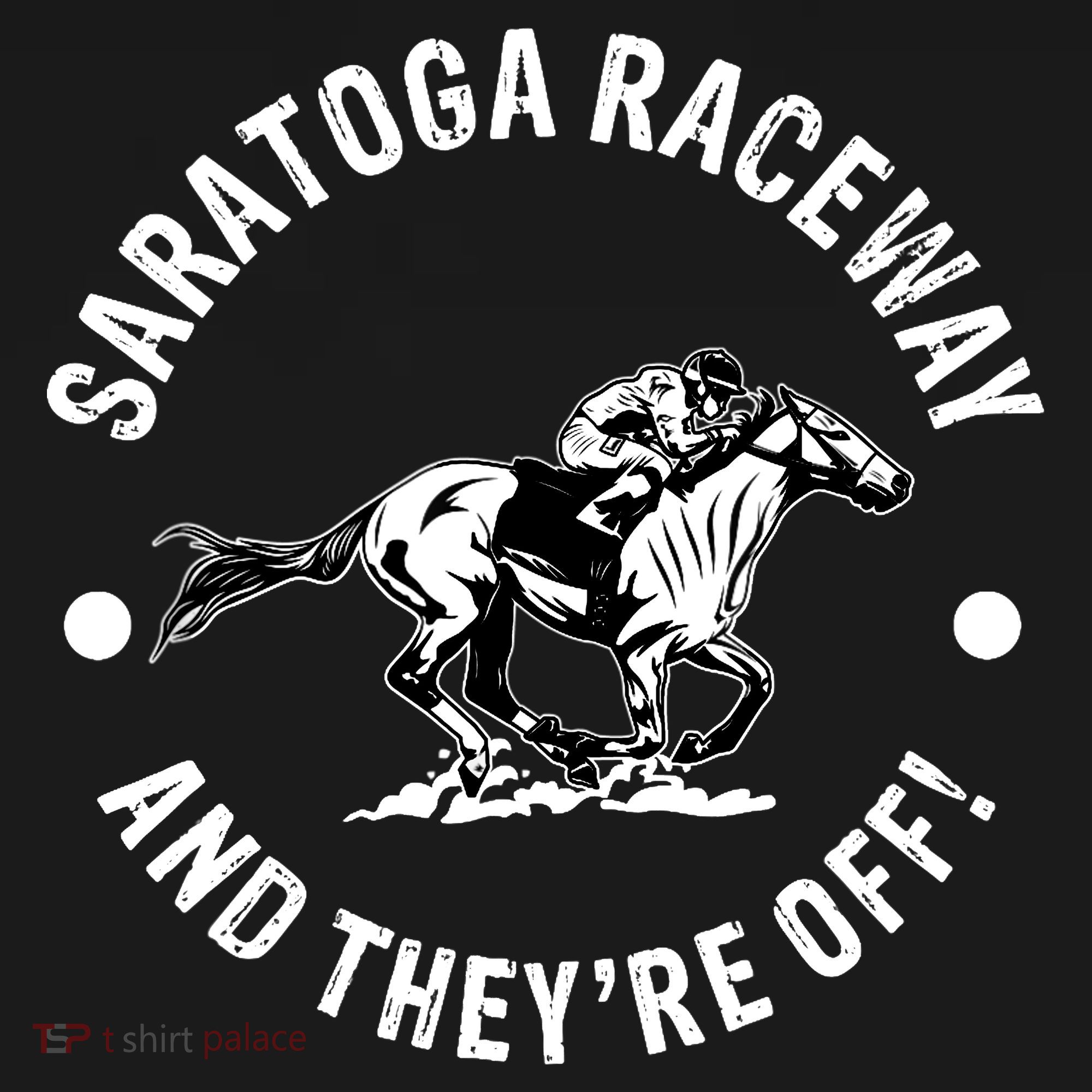 Saratoga Raceway Racetrack Horse Racing Equestrian NY Derby Ornament