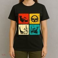 Sim Racing Retro Vintage Simulator Cockpit Racer Experience T-Shirt thumb 4