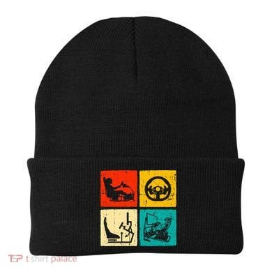 Sim Racing Retro Vintage Simulator Cockpit Racer Experience Beanie