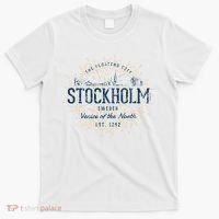 Sweden Retro Style Vintage Stockholm T-Shirt thumb 0