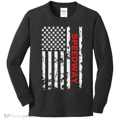 Speedway Racing Kids Long Sleeve Shirt