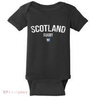 Scotland Rugby Six Nations Rugby Scotland Supporter Rugby Baby Bodysuit thumb 0