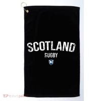 Scotland Rugby Six Nations Rugby Scotland Supporter Rugby Golf Towel thumb 0