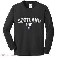 Scotland Rugby Six Nations Rugby Scotland Supporter Rugby Kids Long Sleeve Shirt thumb 0