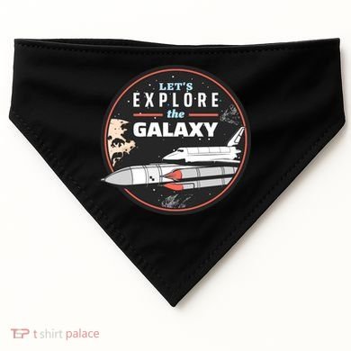 Space Retro USA-Made Doggie Bandana