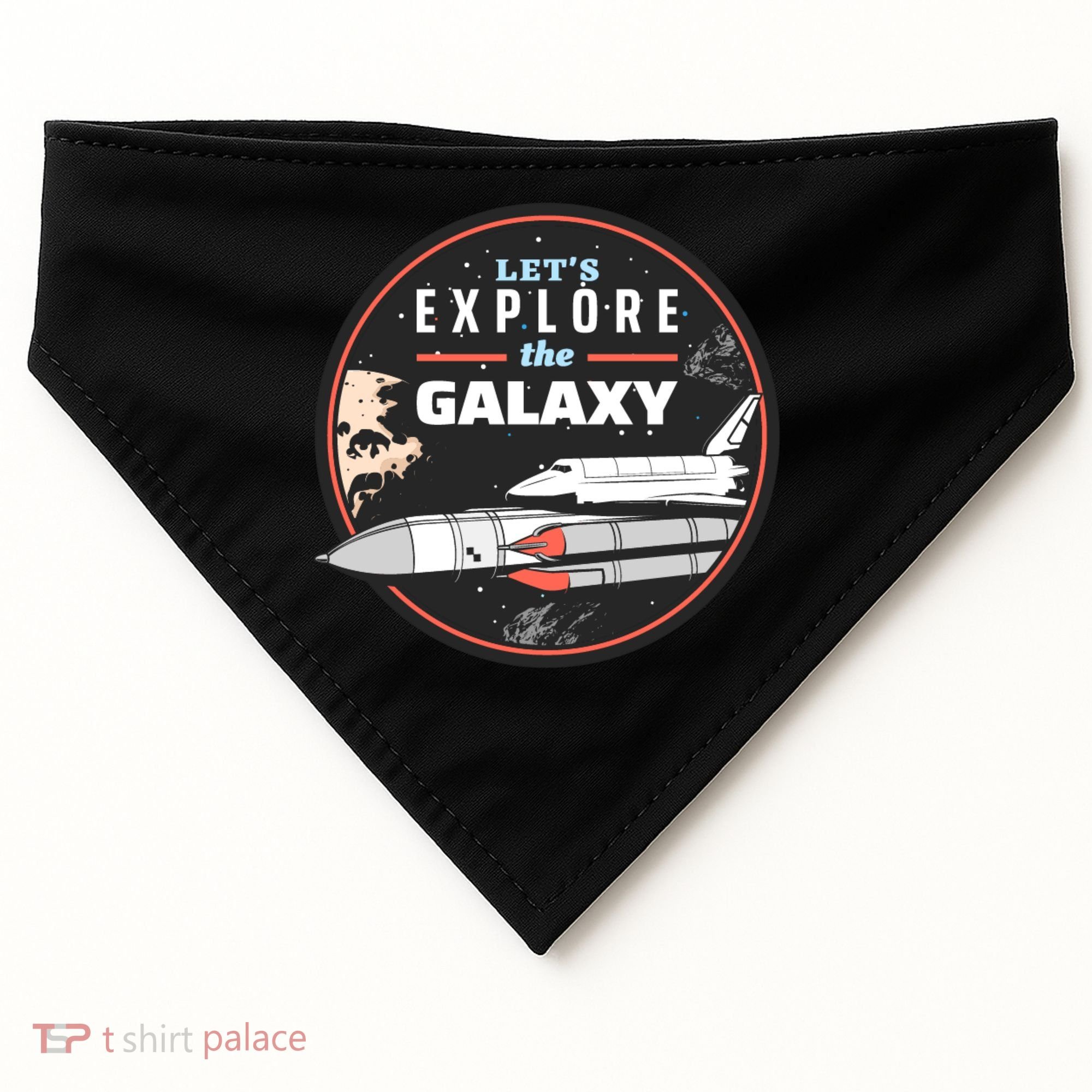 Space Retro USA-Made Doggie Bandana