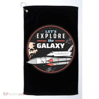 Space Retro Golf Towel