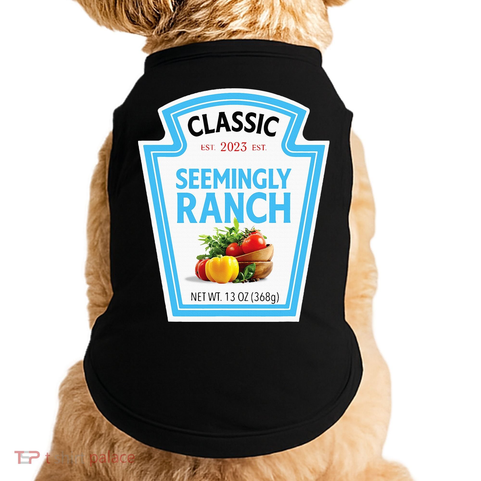 Seemingly Ranch Sauce Dressing Halloween Costume Matching Doggie Tank