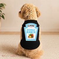 Seemingly Ranch Sauce Dressing Halloween Costume Matching Doggie Tank thumb 2