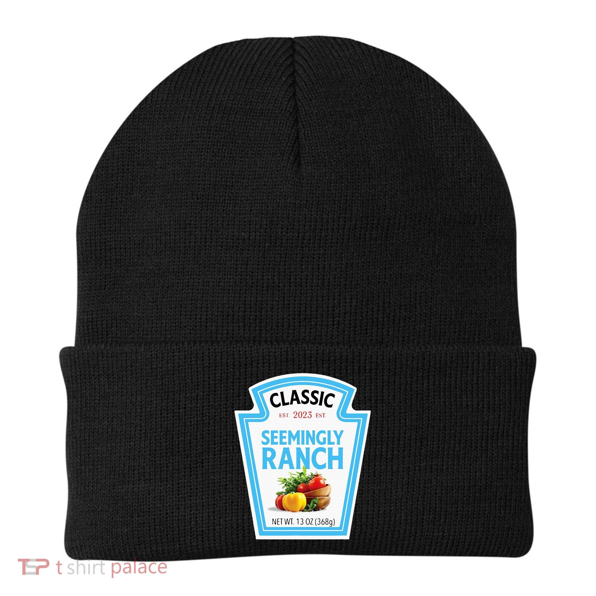 Seemingly Ranch Sauce Dressing Halloween Costume Matching Beanie
