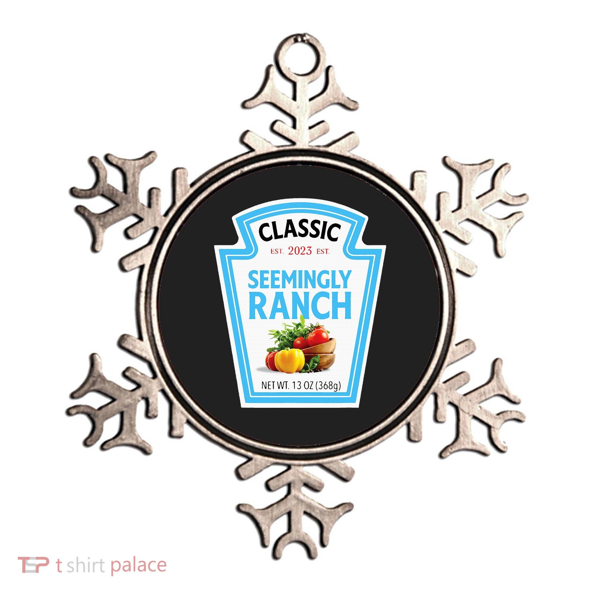 Seemingly Ranch Sauce Dressing Halloween Costume Matching Ornament