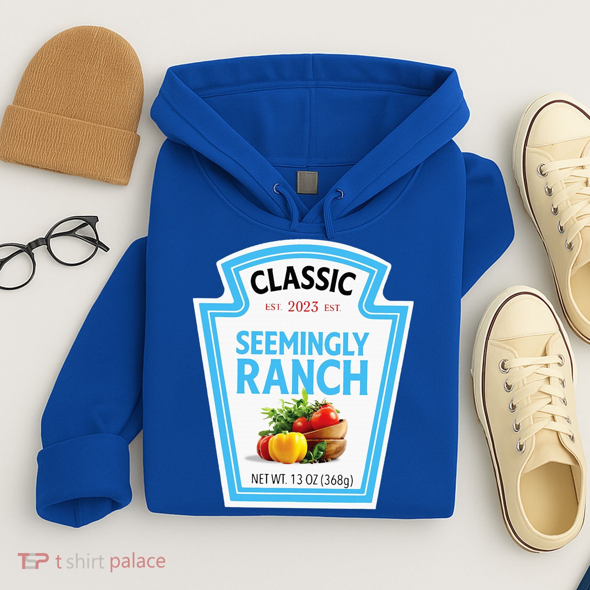 Seemingly Ranch Sauce Dressing Halloween Costume Matching Hoodie