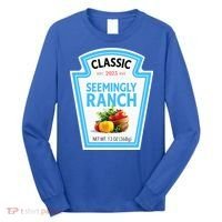 Seemingly Ranch Sauce Dressing Halloween Costume Matching Long Sleeve Shirt thumb 0