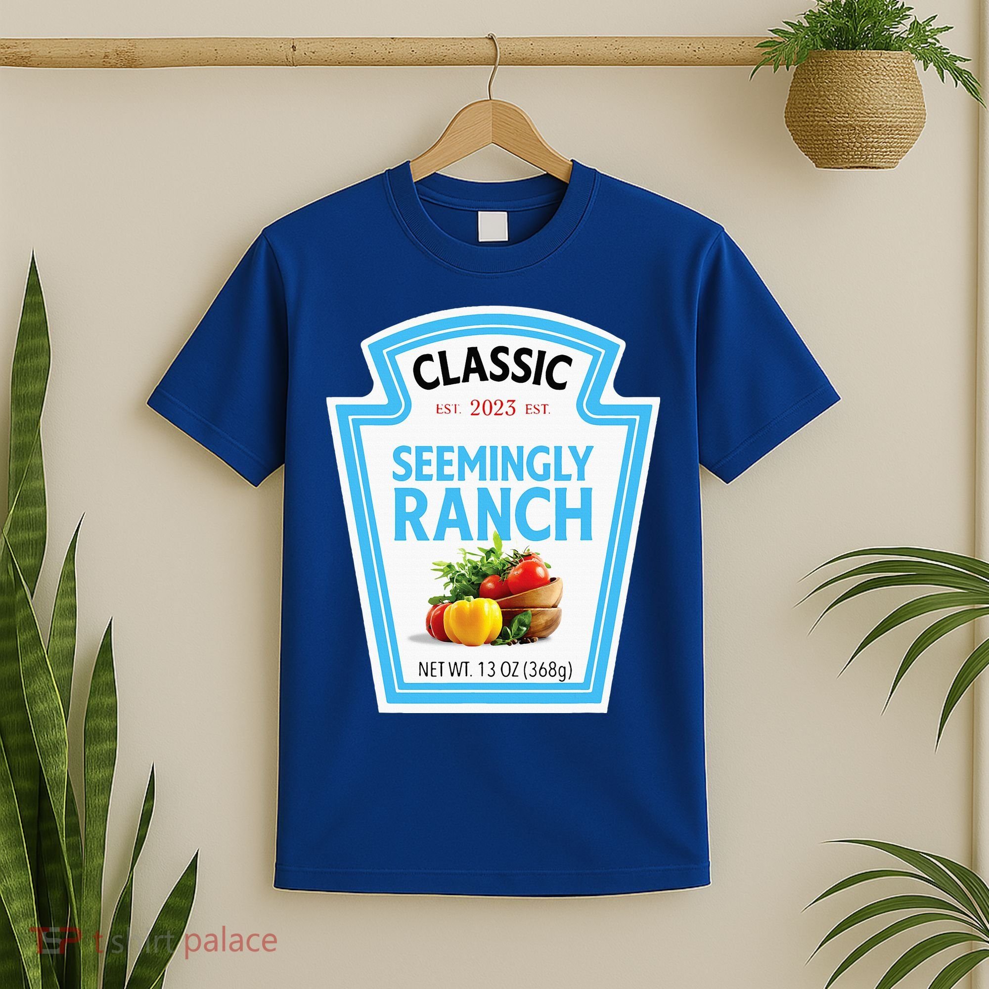 Seemingly Ranch Sauce Dressing Halloween Costume Matching T-Shirt