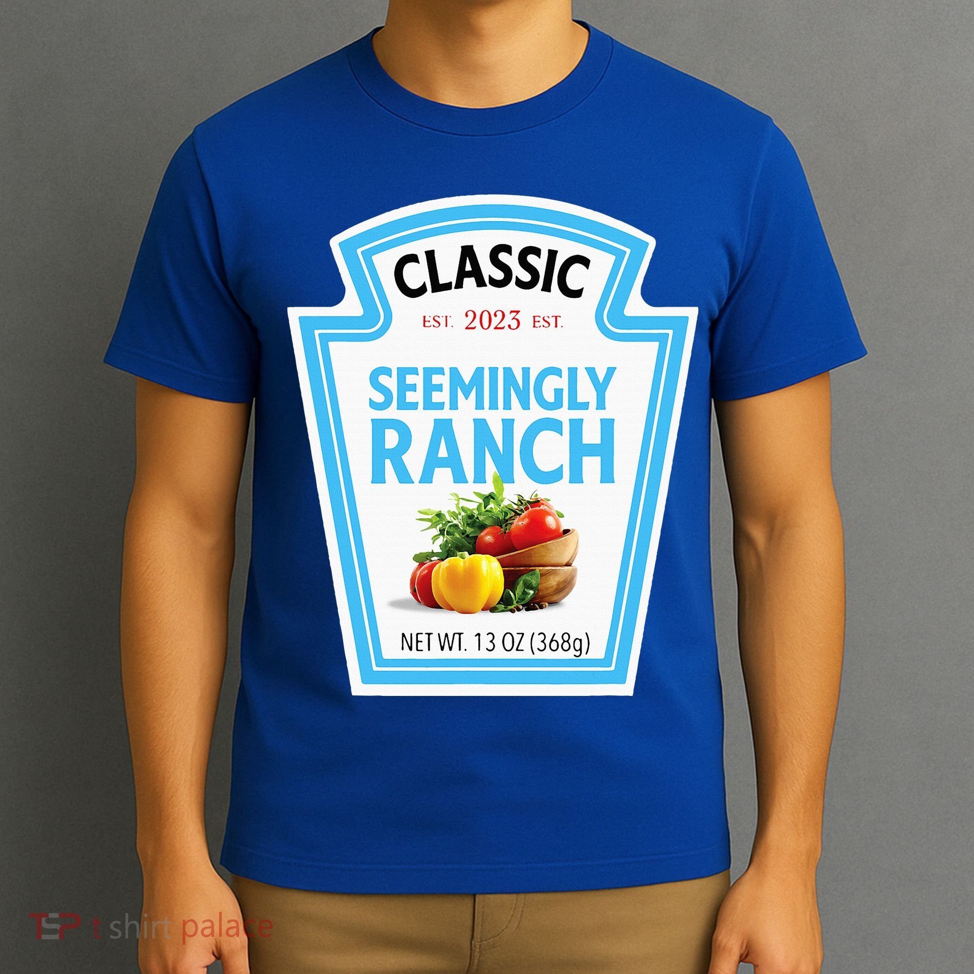 Seemingly Ranch Sauce Dressing Halloween Costume Matching T-Shirt