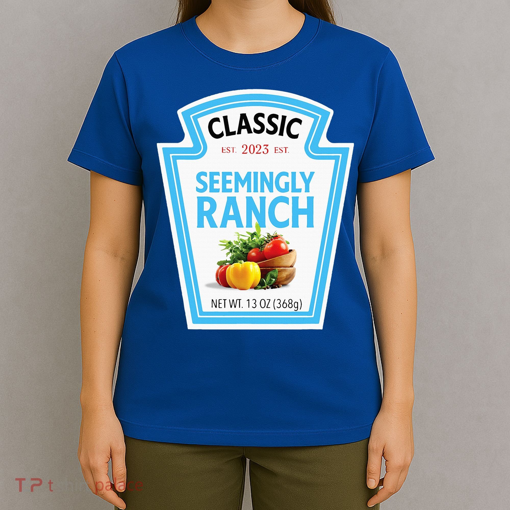 Seemingly Ranch Sauce Dressing Halloween Costume Matching T-Shirt