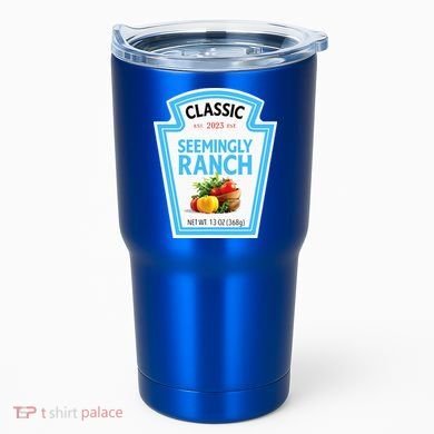 Seemingly Ranch Sauce Dressing Halloween Costume Matching Tumbler