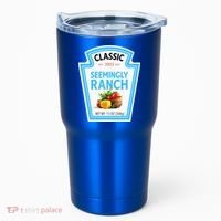 Seemingly Ranch Sauce Dressing Halloween Costume Matching Tumbler thumb 0
