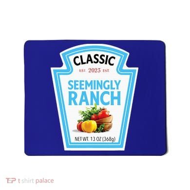 Seemingly Ranch Sauce Dressing Halloween Costume Matching Mousepad