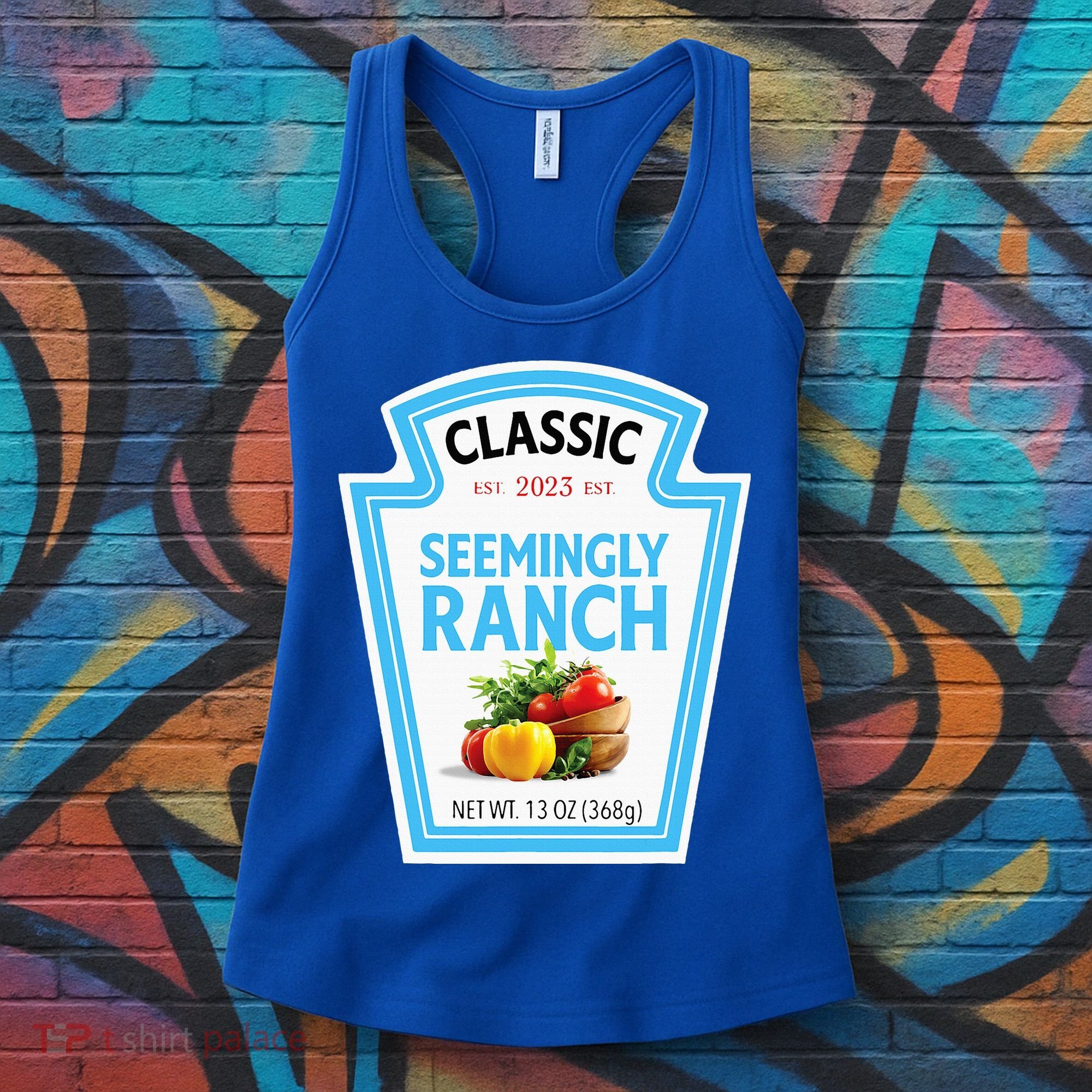 Seemingly Ranch Sauce Dressing Halloween Costume Matching Women's Tank Top