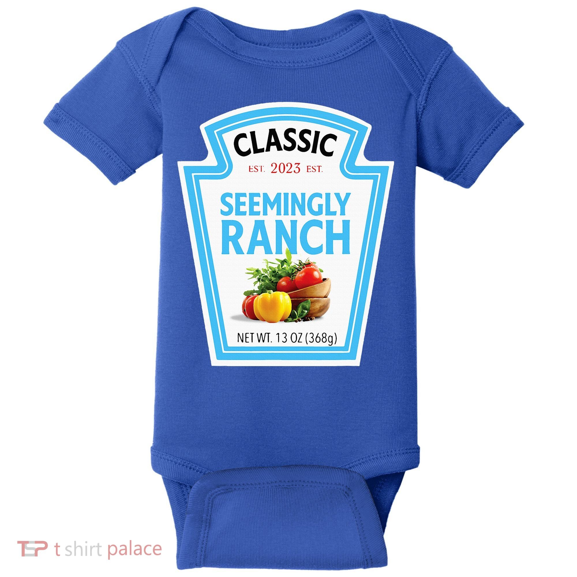 Seemingly Ranch Sauce Dressing Halloween Costume Matching Baby Bodysuit