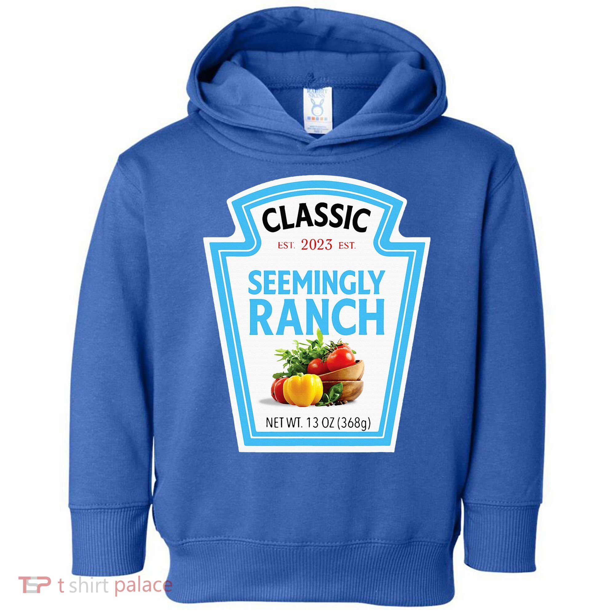 Seemingly Ranch Sauce Dressing Halloween Costume Matching Toddler Hoodie
