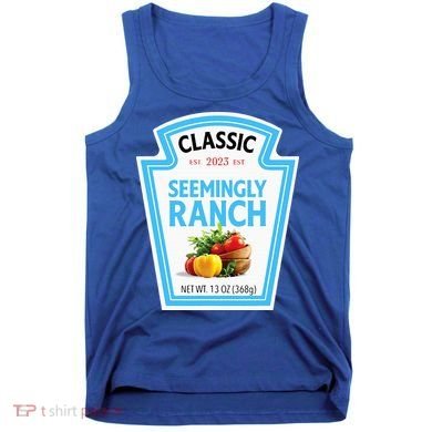 Seemingly Ranch Sauce Dressing Halloween Costume Matching Tank Top