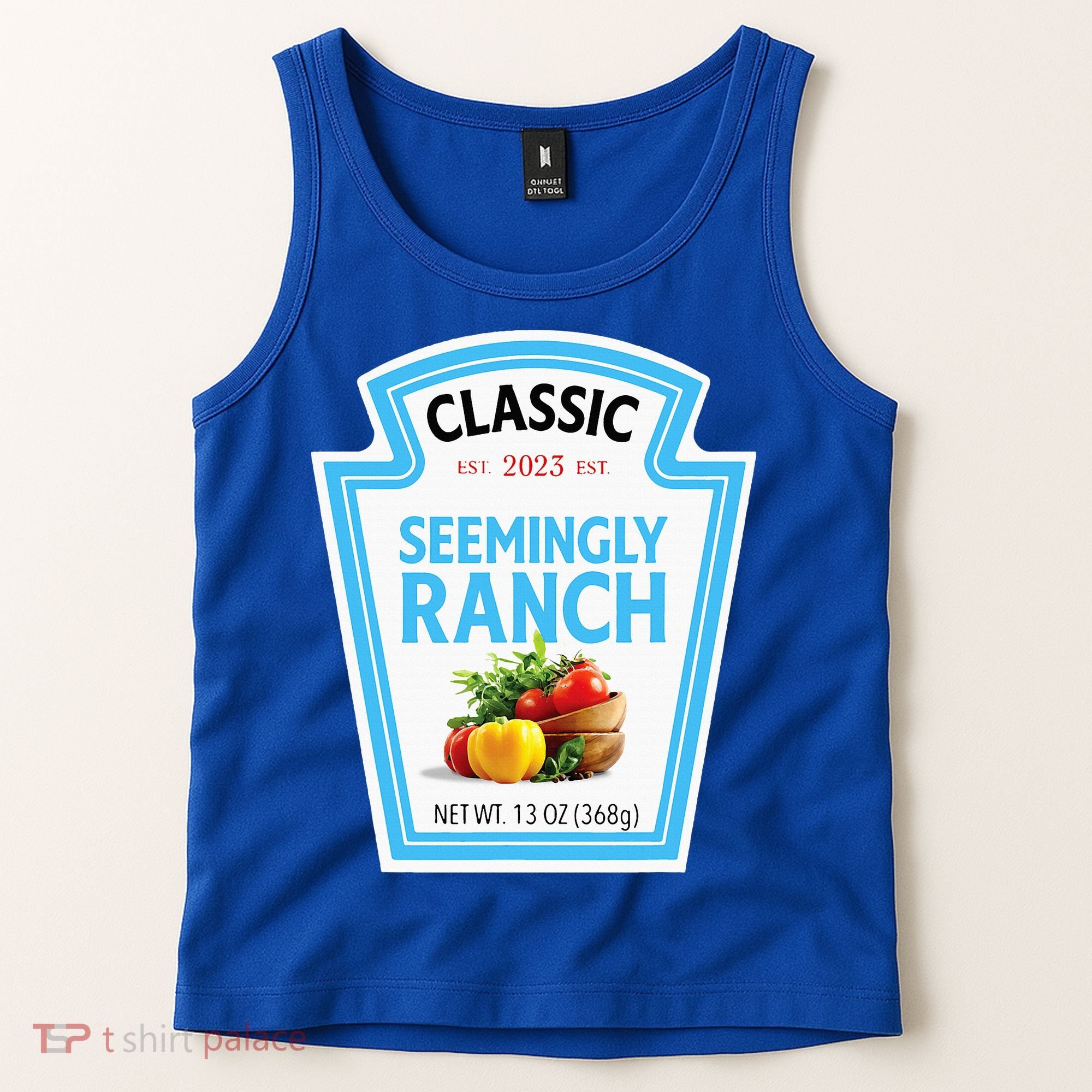Seemingly Ranch Sauce Dressing Halloween Costume Matching Tank Top
