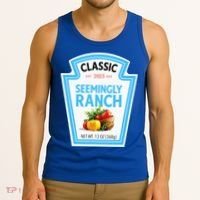 Seemingly Ranch Sauce Dressing Halloween Costume Matching Tank Top thumb 3