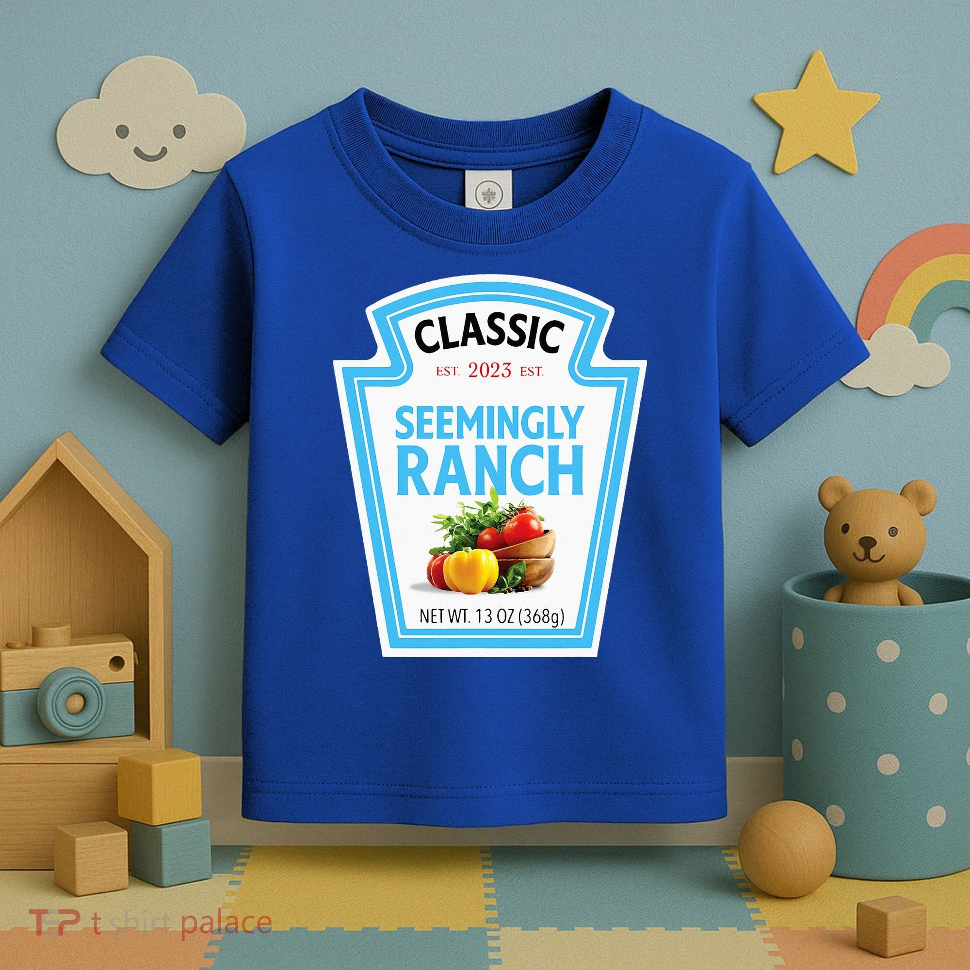 Seemingly Ranch Sauce Dressing Halloween Costume Matching Toddler T-Shirt