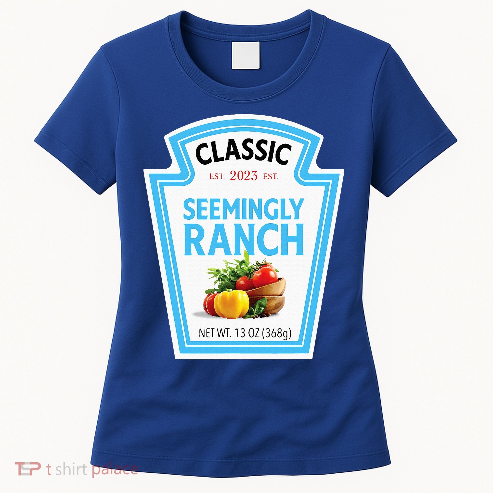 Seemingly Ranch Sauce Dressing Halloween Costume Matching Women's T-Shirt