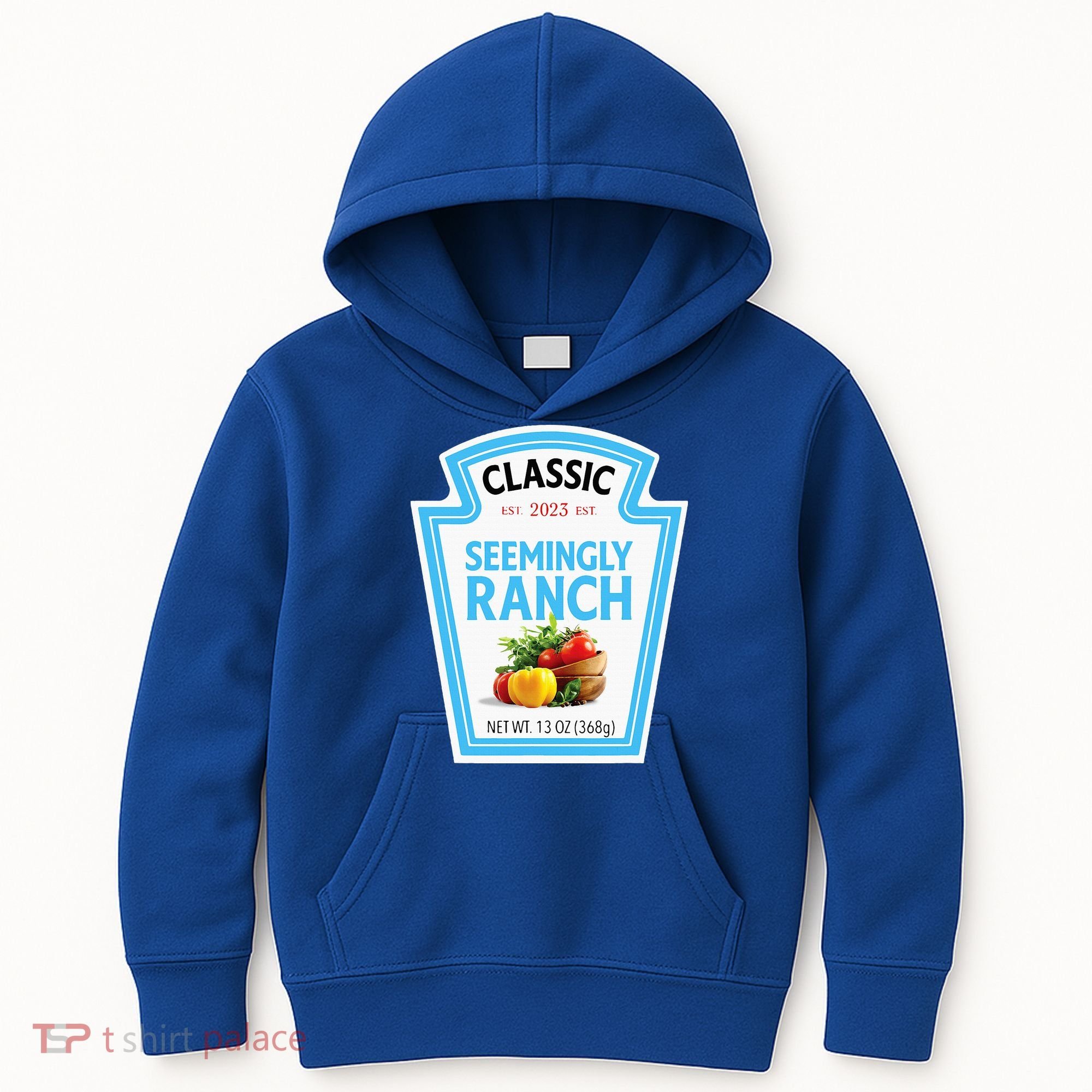 Seemingly Ranch Sauce Dressing Halloween Costume Matching Kids Hoodie