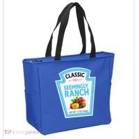 Seemingly Ranch Sauce Dressing Halloween Costume Matching Tote Bag thumb 2